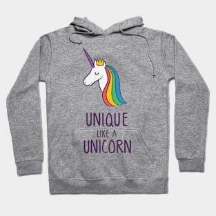 Unique Like A Unicorn Hoodie